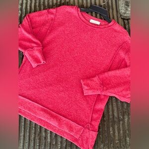 Zenana Outfitters Vibrant Pink Crew Neck Sweater